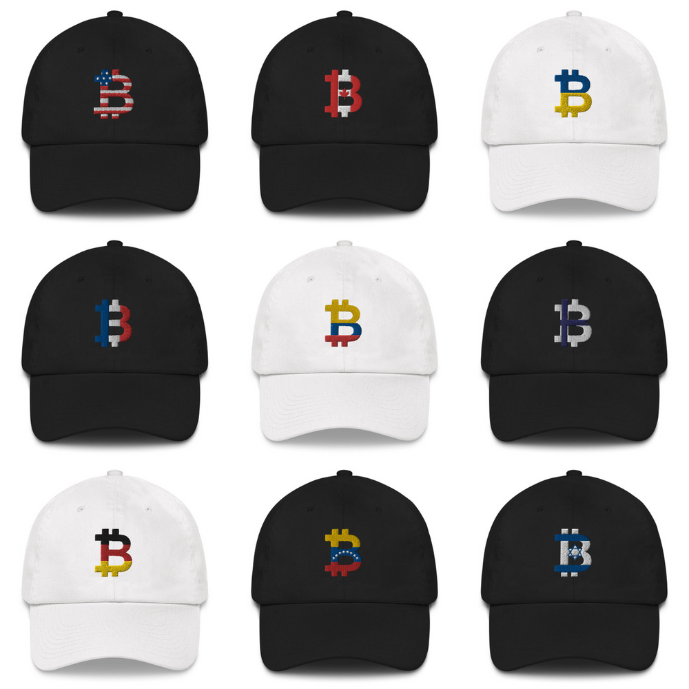 Buy the Best Bitcoin Country Flag Hats at FOMO21.com - Show Your Support for Bitcoin in Style