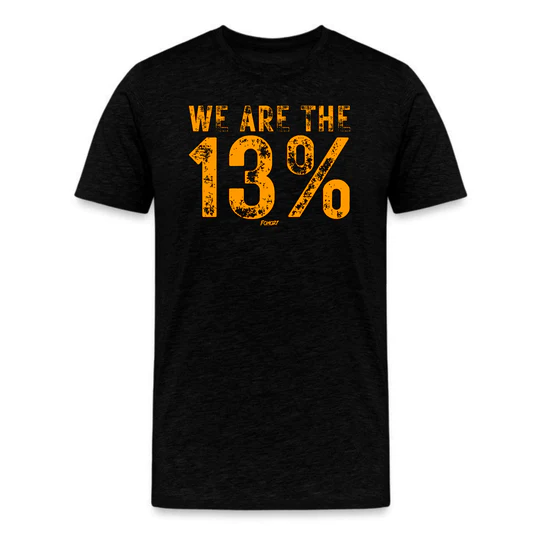 We Are The 13%! New Bitcoin Meme Shirt!