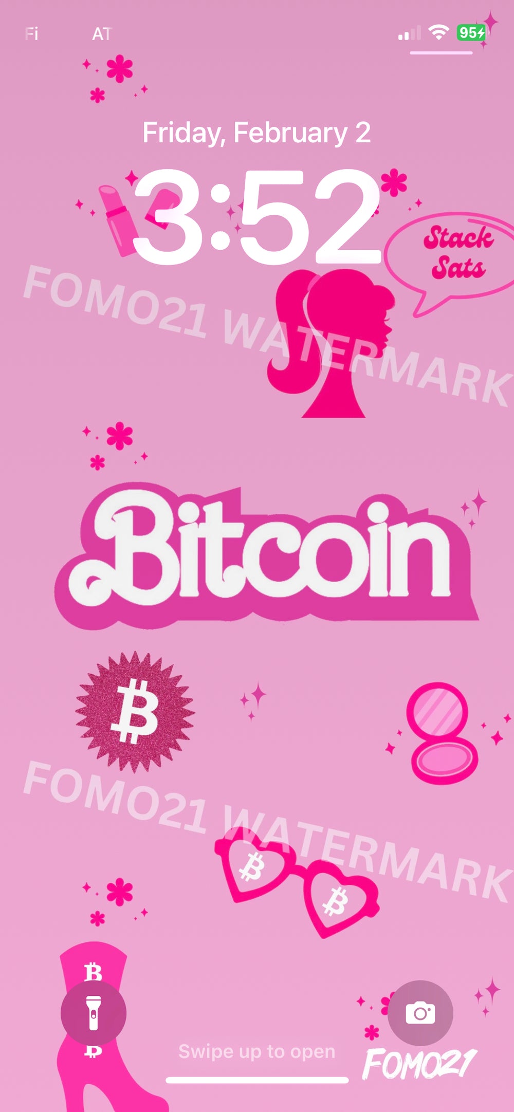 Life's Fantastic Bitcoin iPhone Wallpaper - fomo21