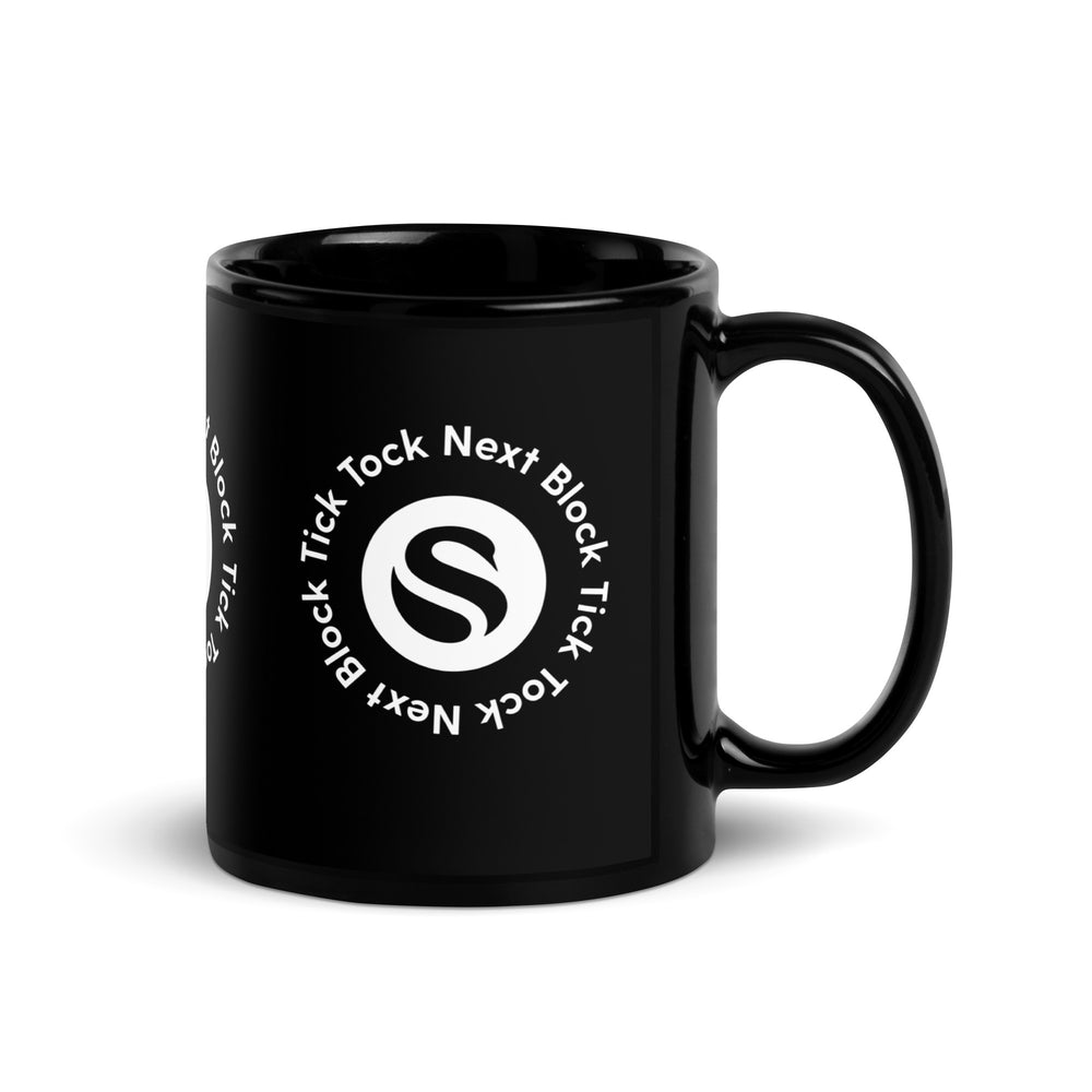 Swan Tick Tock Next Block Bitcoin Coffee Mug - fomo21
