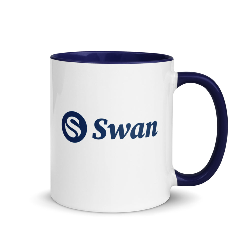 Swan Primary Logo Bitcoin Coffee Mug - fomo21