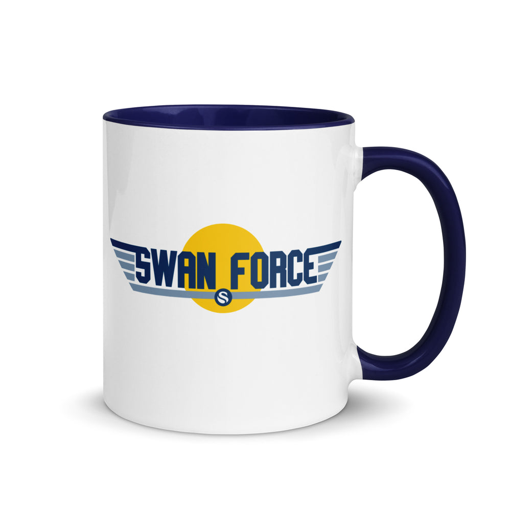 Swan Force Logo Bitcoin Coffee Mug - fomo21