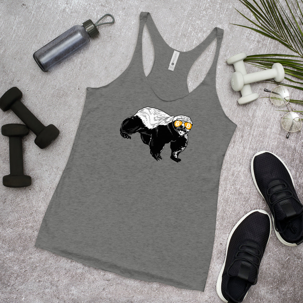 Bitcoin Is For The Honey Badgers Women’s Tank Top - fomo21