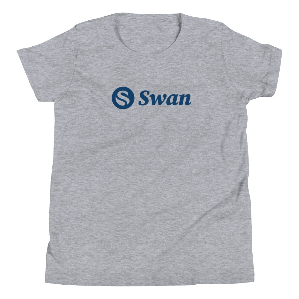 Swan Logo Bitcoin Youth T-Shirt - fomo21