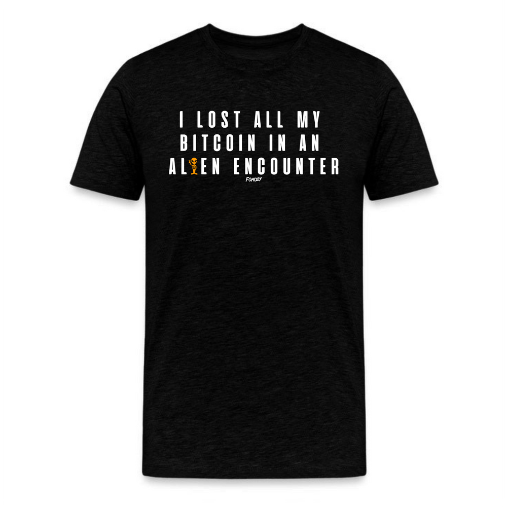 I Lost All My Bitcoin In An Alien Encounter T-Shirt - fomo21