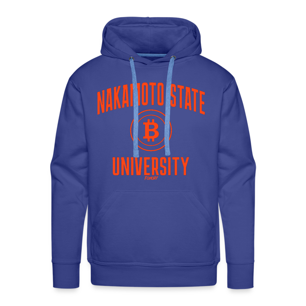 Nakamoto State University (Orange) Hoodie Sweatshirt - royal blue