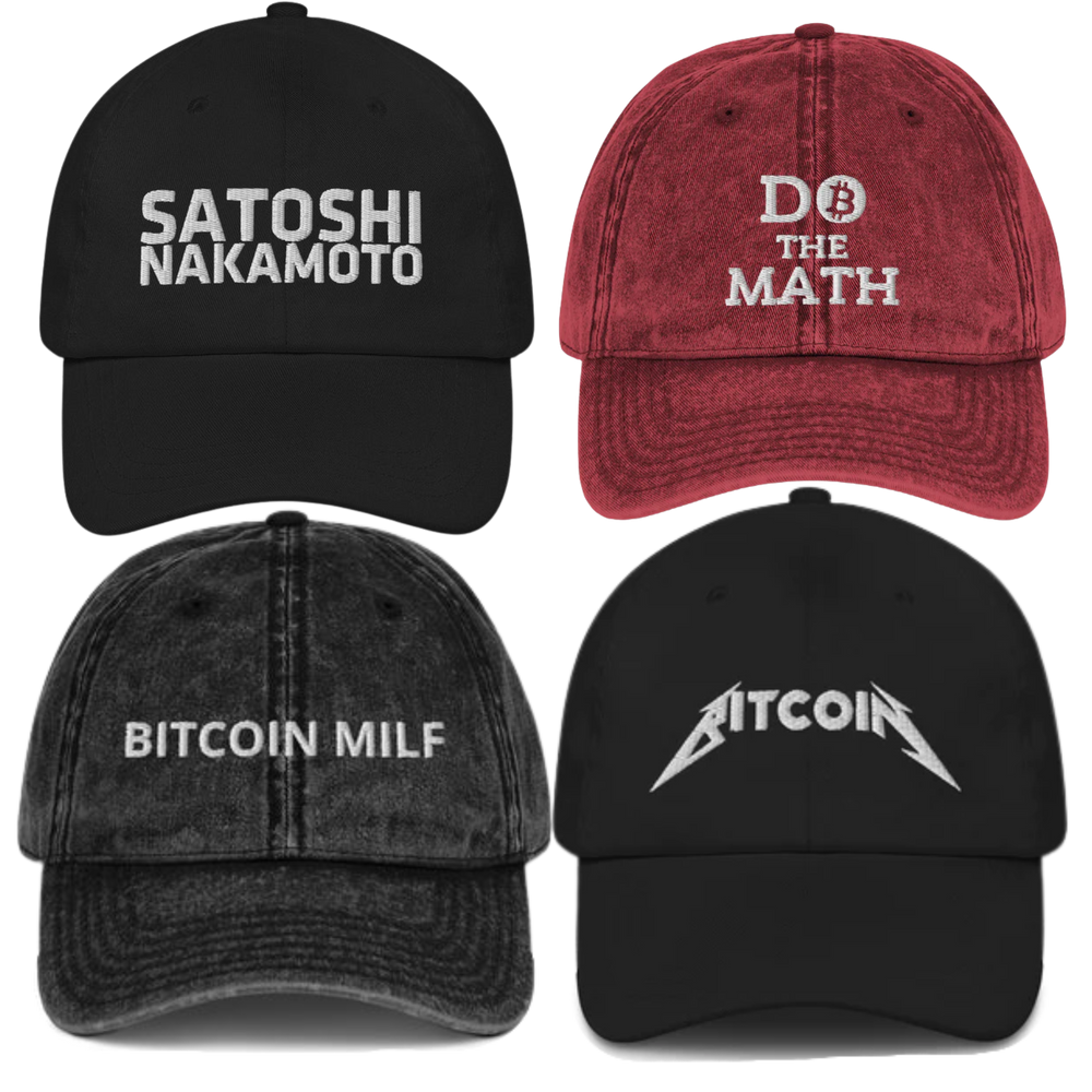 4 Must-Have Bitcoin Hats from FOMO21.com