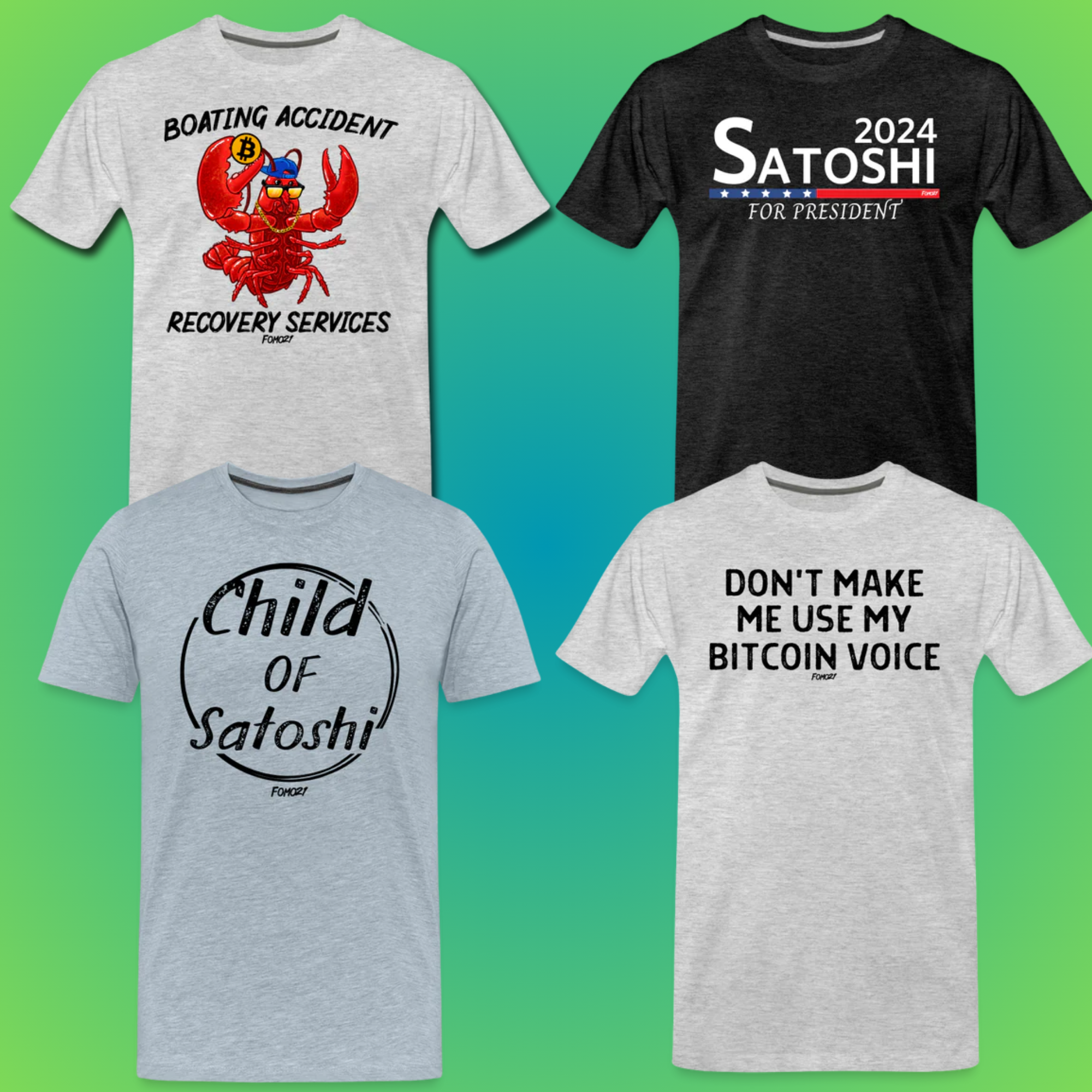 "Discover the Best Bitcoin Shirts on FOMO21.com - The Hidden Gems You Need to Know About!"