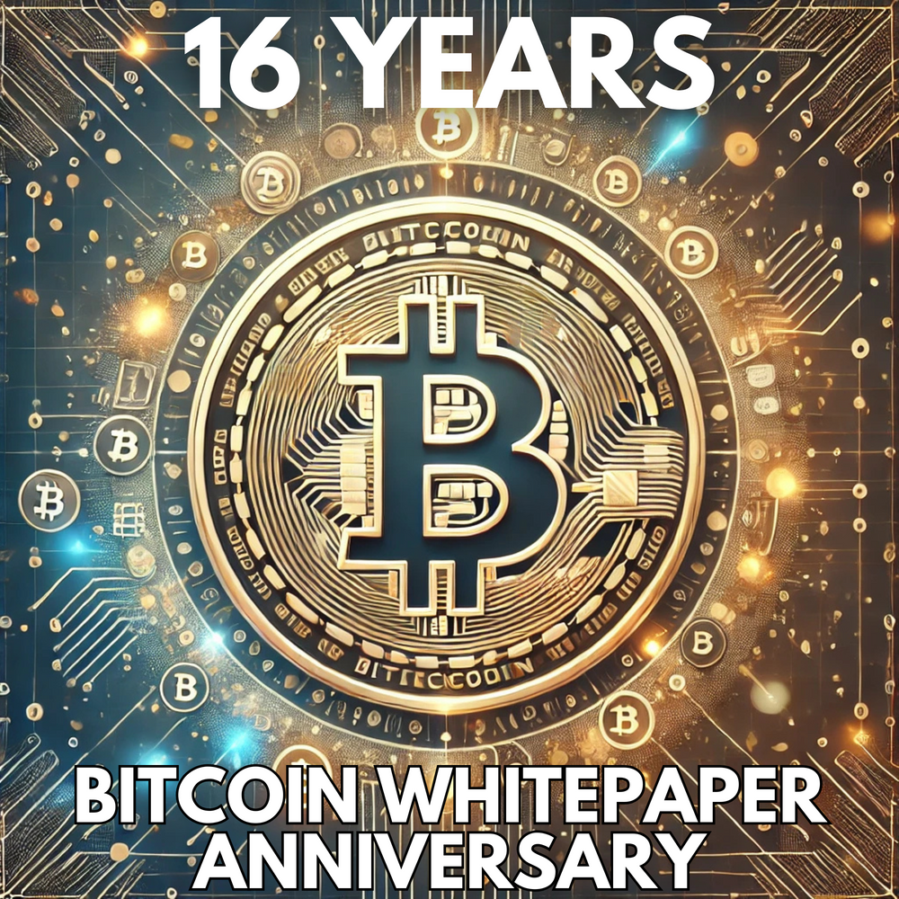 Celebrating 16 Years of the Bitcoin Whitepaper: Satoshi Nakamoto’s Groundbreaking Vision