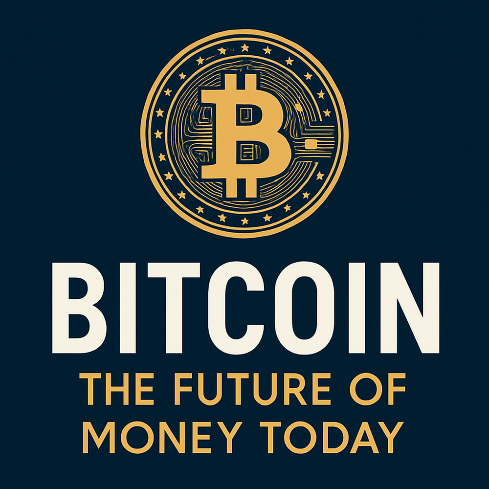 Bitcoin logo with 'The Future of Money Today' text - FOMO21 Blog