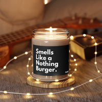 Load image into Gallery viewer, Smells Like a Nothing Burger Bitcoin Candle
