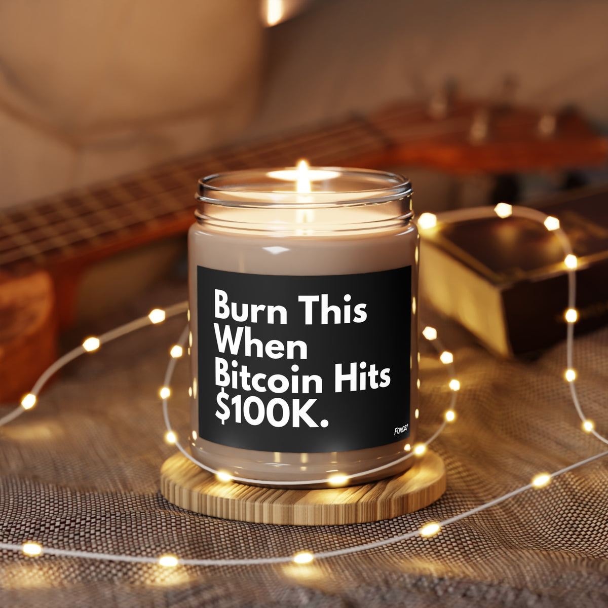 Burn This When Bitcoin Hits $100K Candle - fomo21