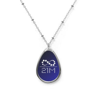 Load image into Gallery viewer, Infinity Divided By 21 Million Necklace - fomo21
