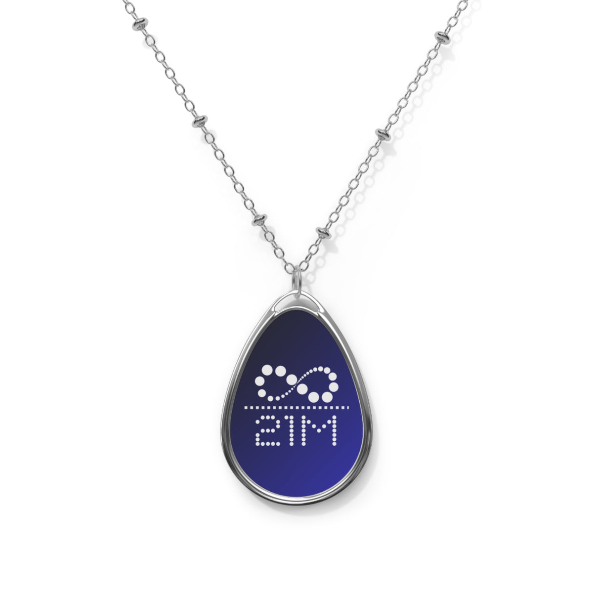 Infinity Divided By 21 Million Necklace