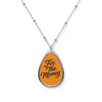 Load image into Gallery viewer, Fix the Money Bitcoin Necklace - fomo21
