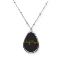 Load image into Gallery viewer, Bitcoin Heartbeat Necklace - fomo21
