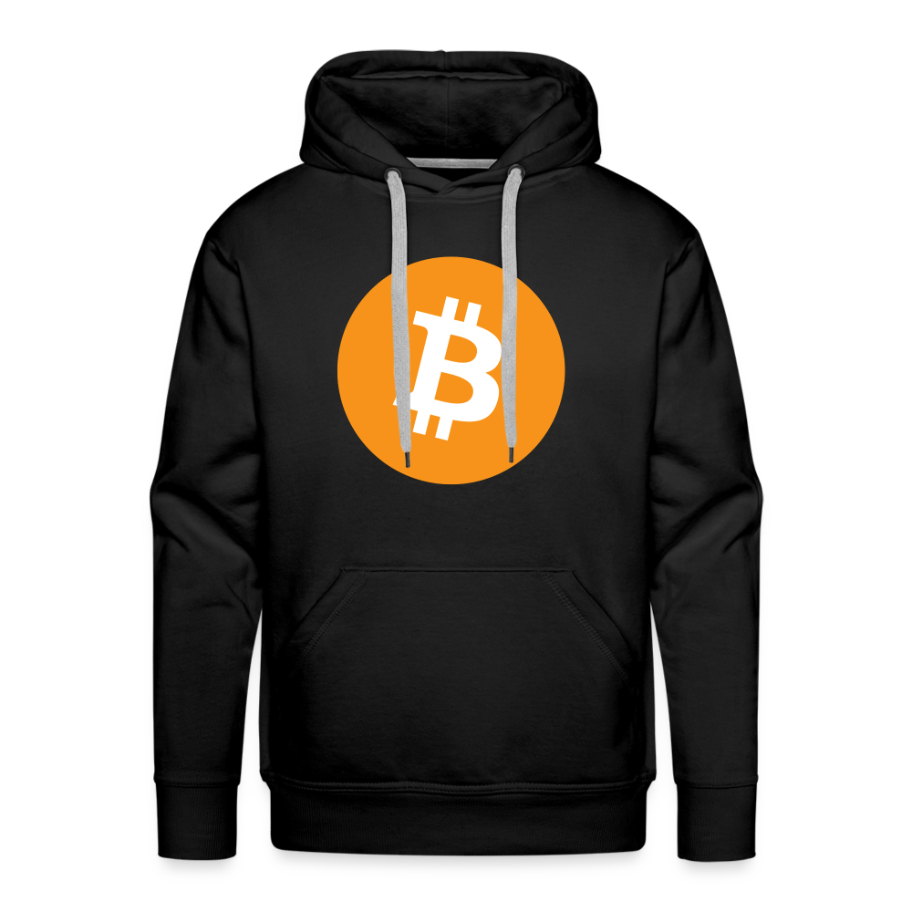 The Original Bitcoin Logo Hoodie Sweatshirt - black