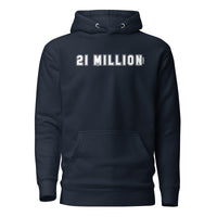 Load image into Gallery viewer, 21 Million Bitcoin Hoodie Sweatshirt-Pullover Hoodie Sweatshirt-fomo21
