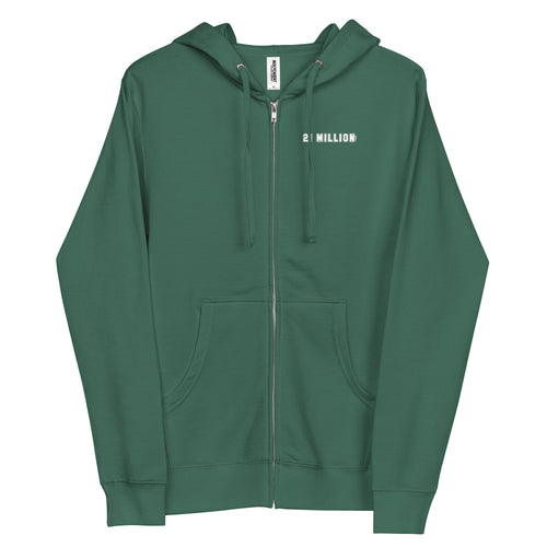 21 Million Bitcoin Zip-up Hoodie Sweatshirt-fomo21