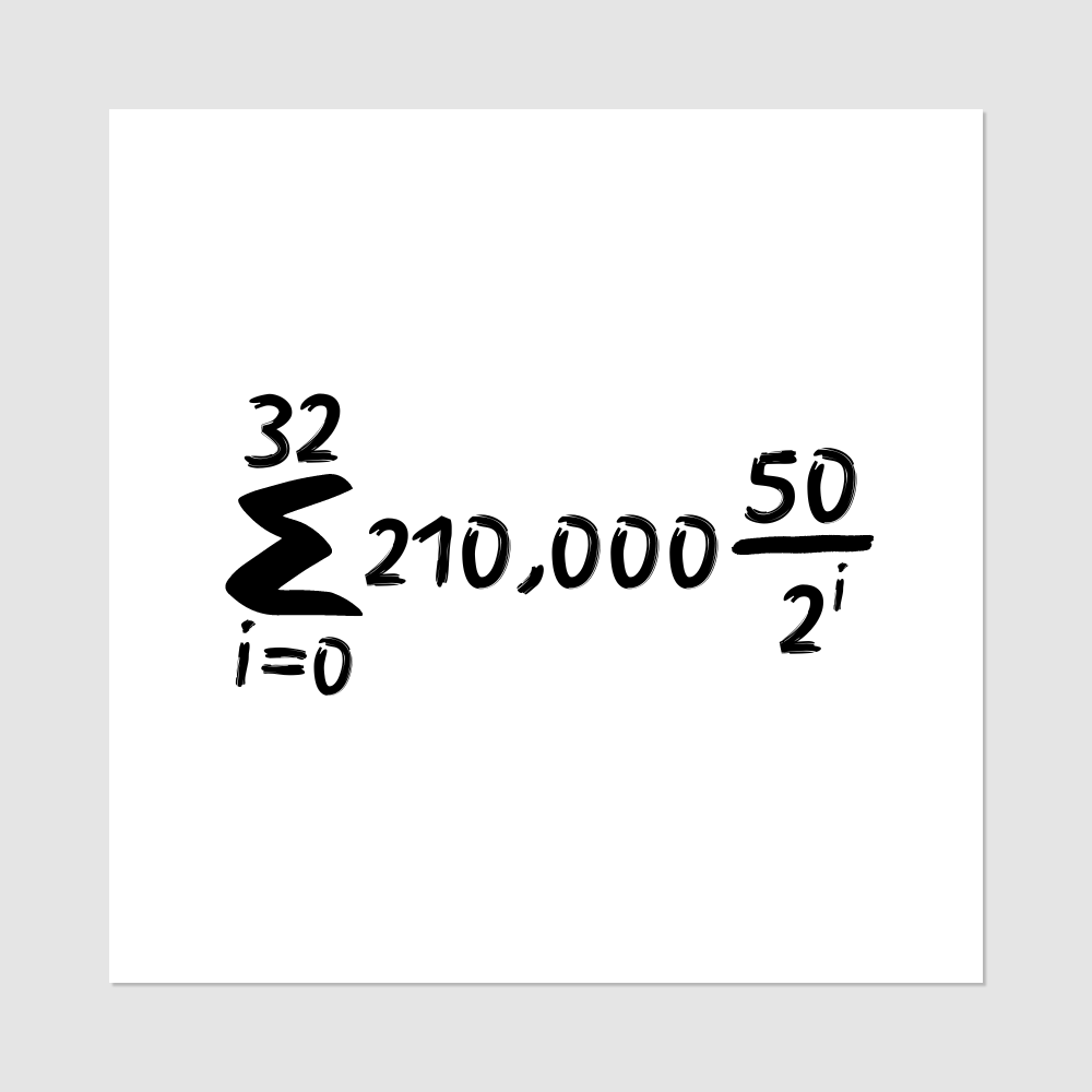 Bitcoin Is Math Temporary Tattoo - fomo21