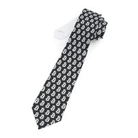 Load image into Gallery viewer, Simple B Black Bitcoin Necktie - fomo21
