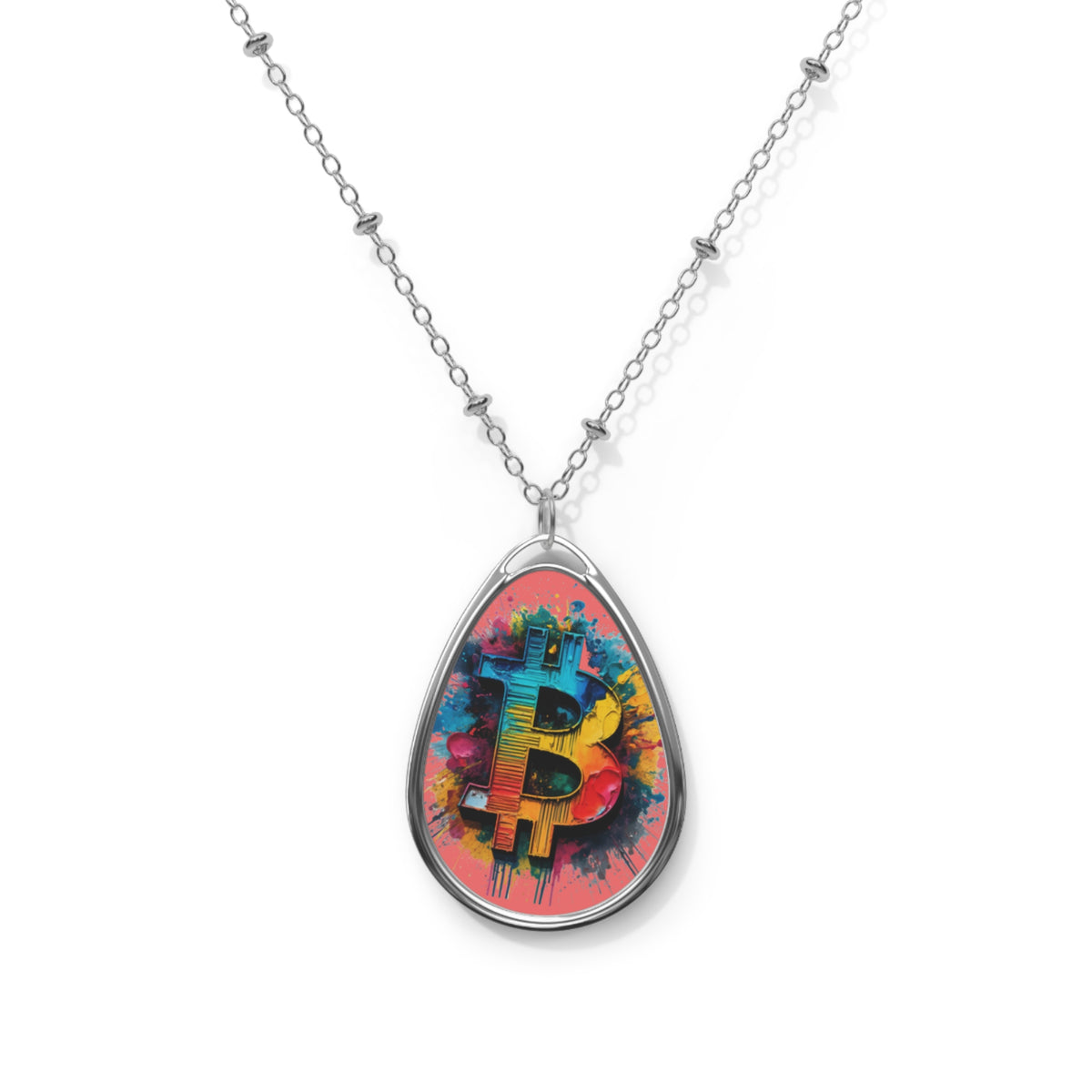 Bitcoin Burst Necklace