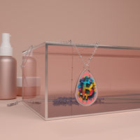 Load image into Gallery viewer, Bitcoin Burst Necklace - fomo21
