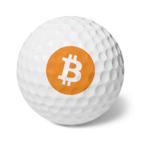 Load image into Gallery viewer, Bitcoin Golf Balls, 6pcs (non-refundable) - fomo21

