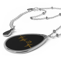 Load image into Gallery viewer, Bitcoin Heartbeat Necklace - fomo21
