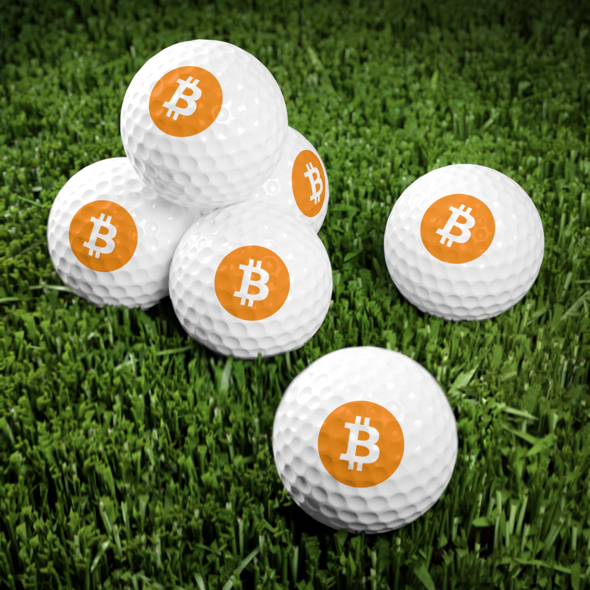 Bitcoin Golf Balls, 6pcs (non-refundable)