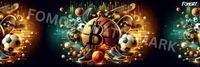 Load image into Gallery viewer, Bitcoin Ballers X (Twitter) Banner - fomo21
