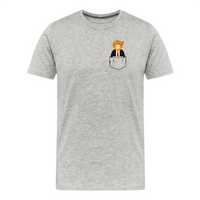 Load image into Gallery viewer, Pocket Orange Man Bitcoin T-Shirt - fomo21
