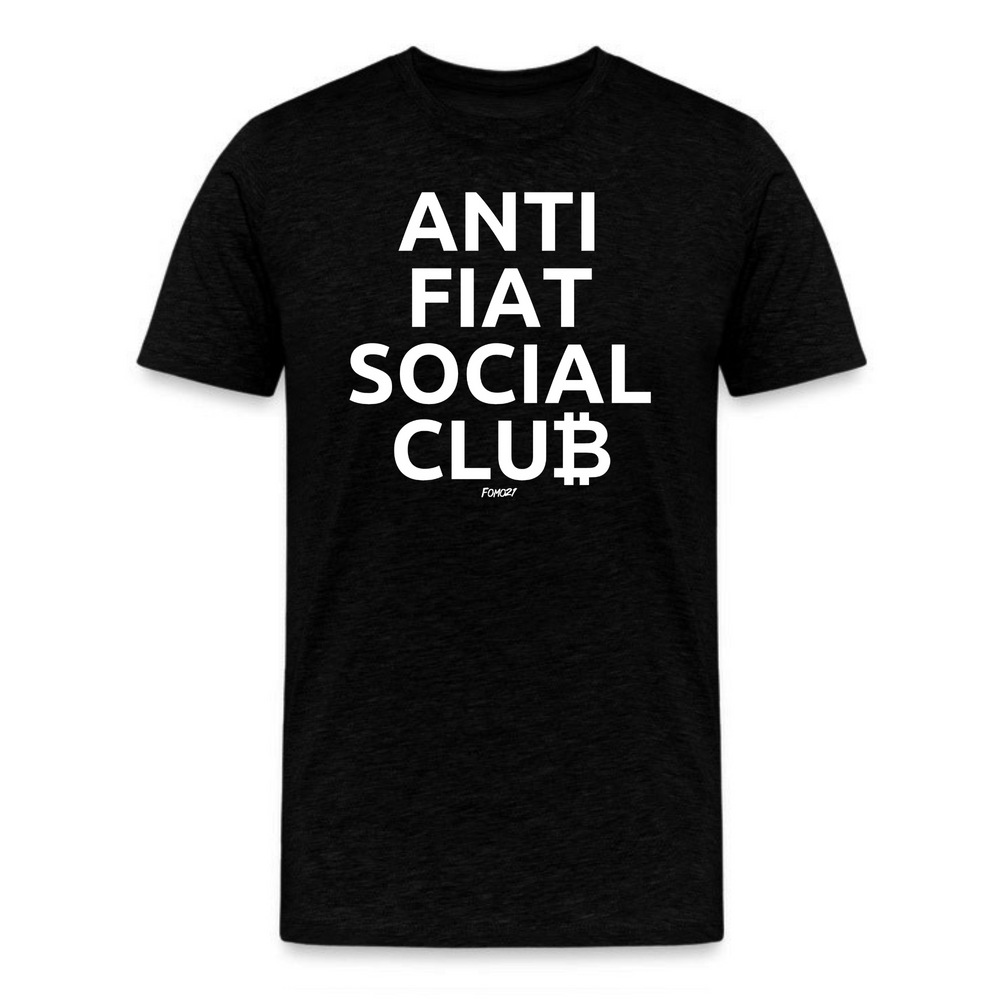 Anti Fiat Social Club Bitcoin T-Shirt - fomo21