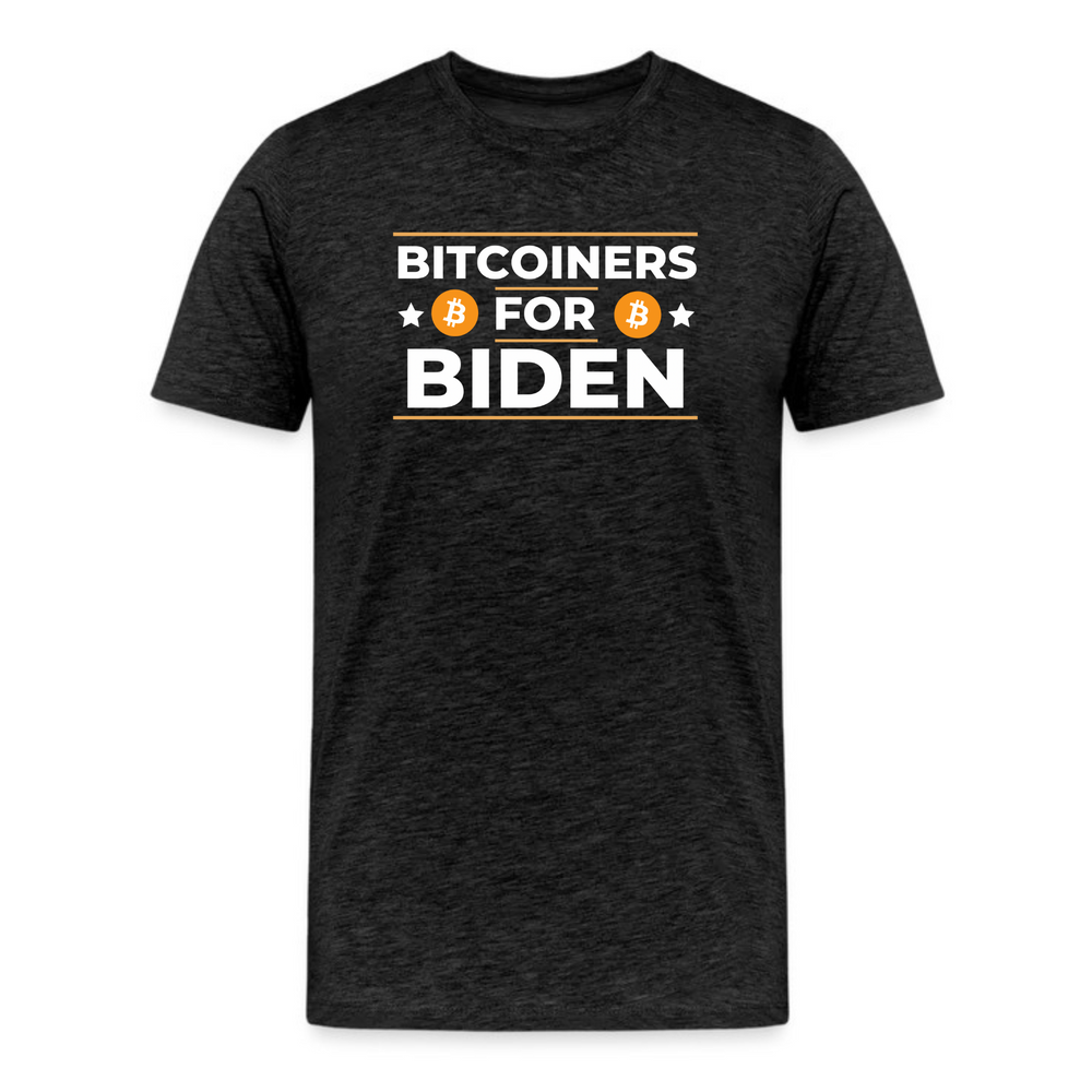 Bitcoiners For Biden Bitcoin T-Shirt - fomo21