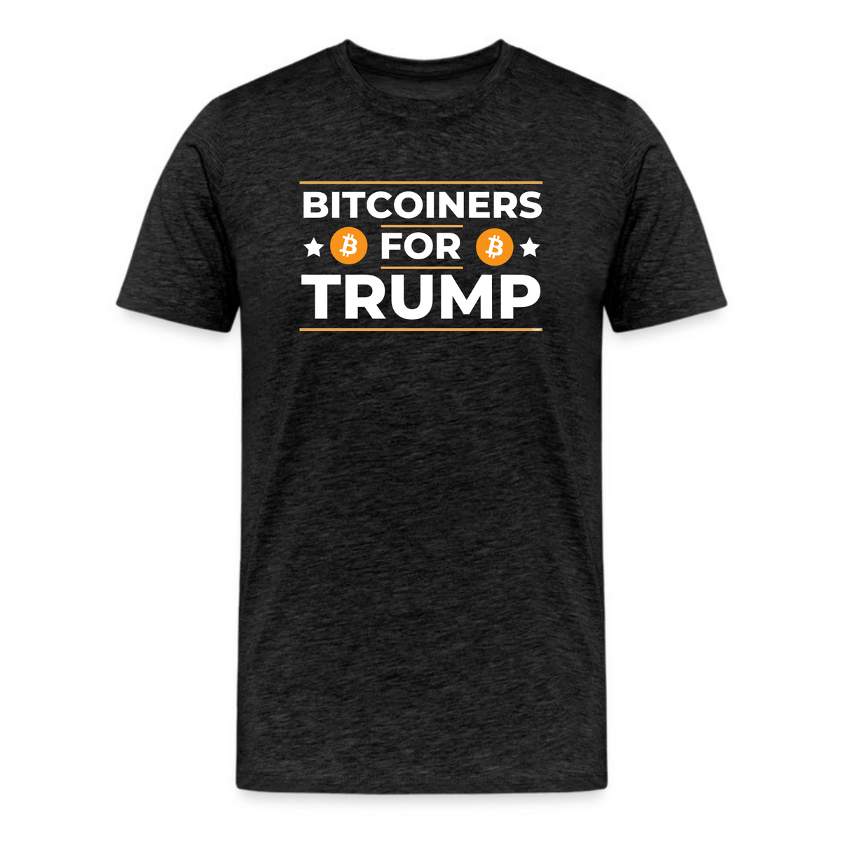 Bitcoiners For Trump Bitcoin T-Shirt - fomo21