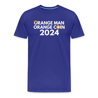 Load image into Gallery viewer, Orange Man Orange Coin Bitcoin T-Shirt - fomo21
