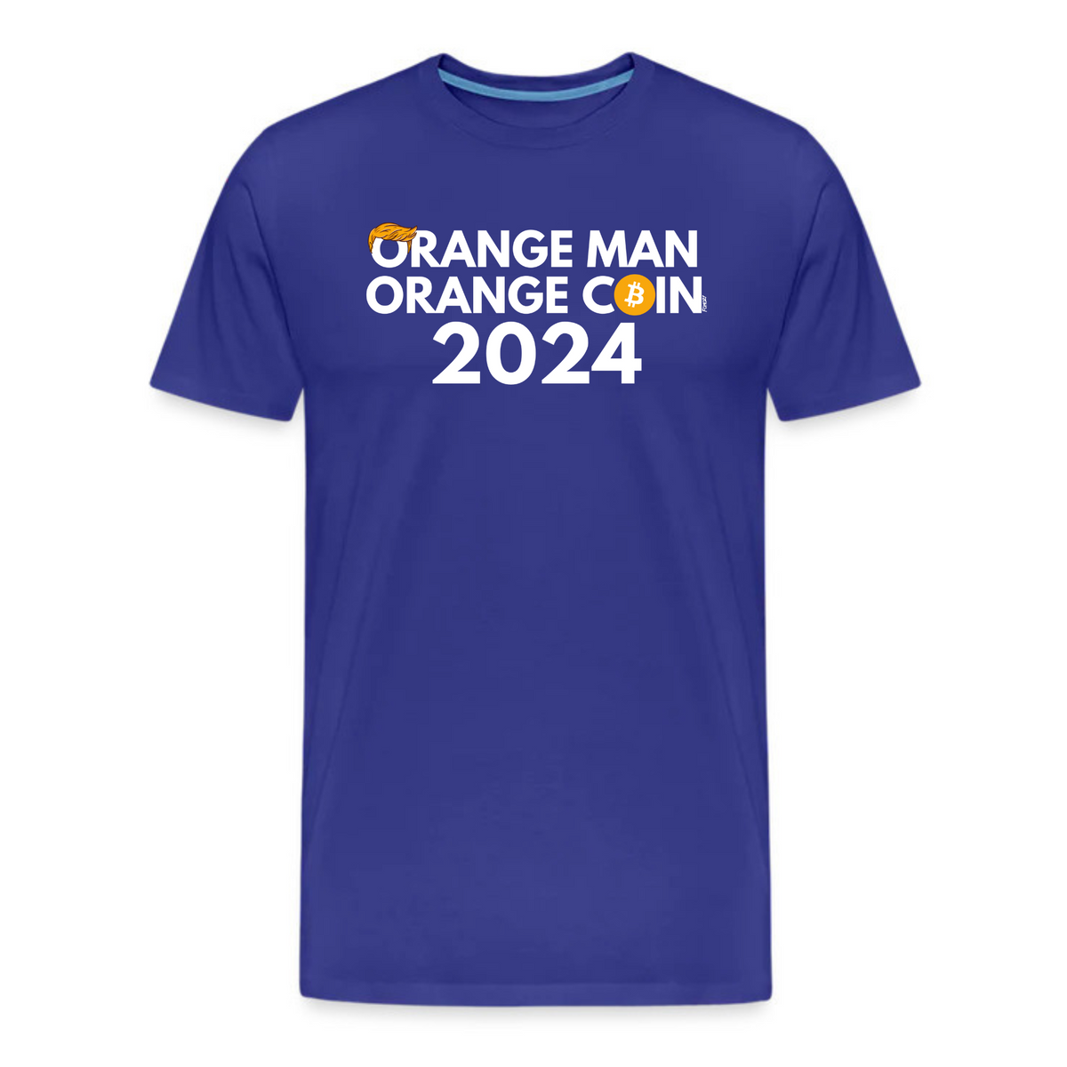 Orange Man Orange Coin Bitcoin T-Shirt - fomo21