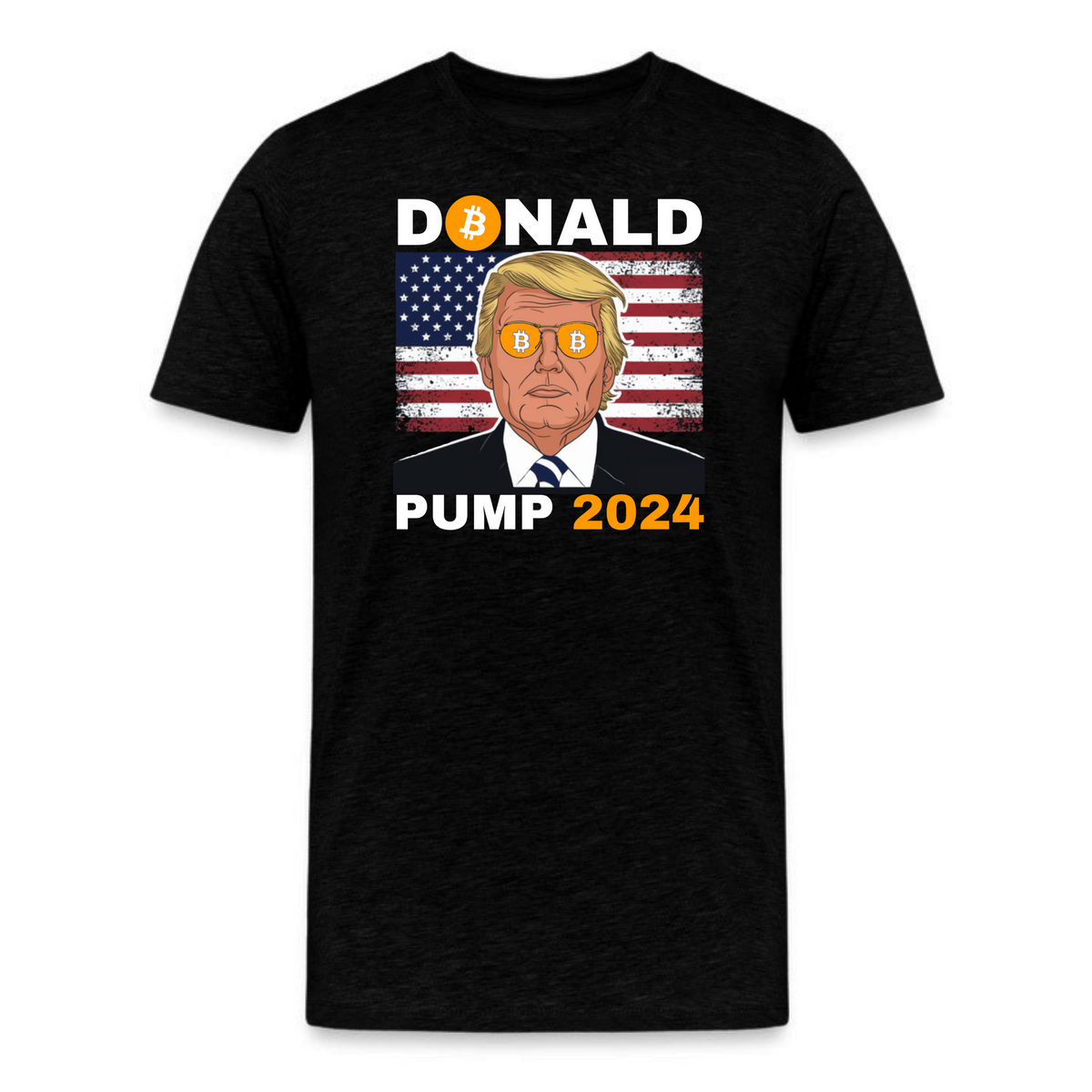 Donald Pump 2024 Bitcoin T-Shirt
