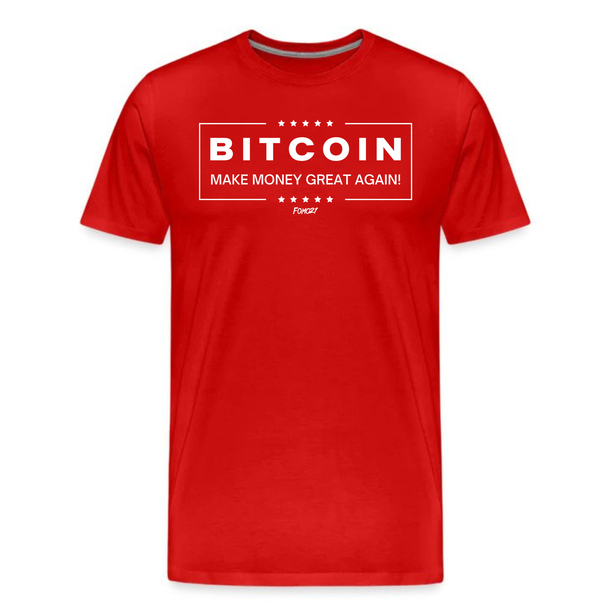Make Money Great Again (All White) Bitcoin T-Shirt