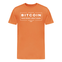 Load image into Gallery viewer, Make Money Great Again (All White) Bitcoin T-Shirt - fomo21
