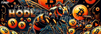 Load image into Gallery viewer, Cyber Hornet Bitcoin X (Twitter) Banner - fomo21
