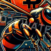 Load image into Gallery viewer, Cyber Hornet Bitcoin Facebook Cover Photo - fomo21
