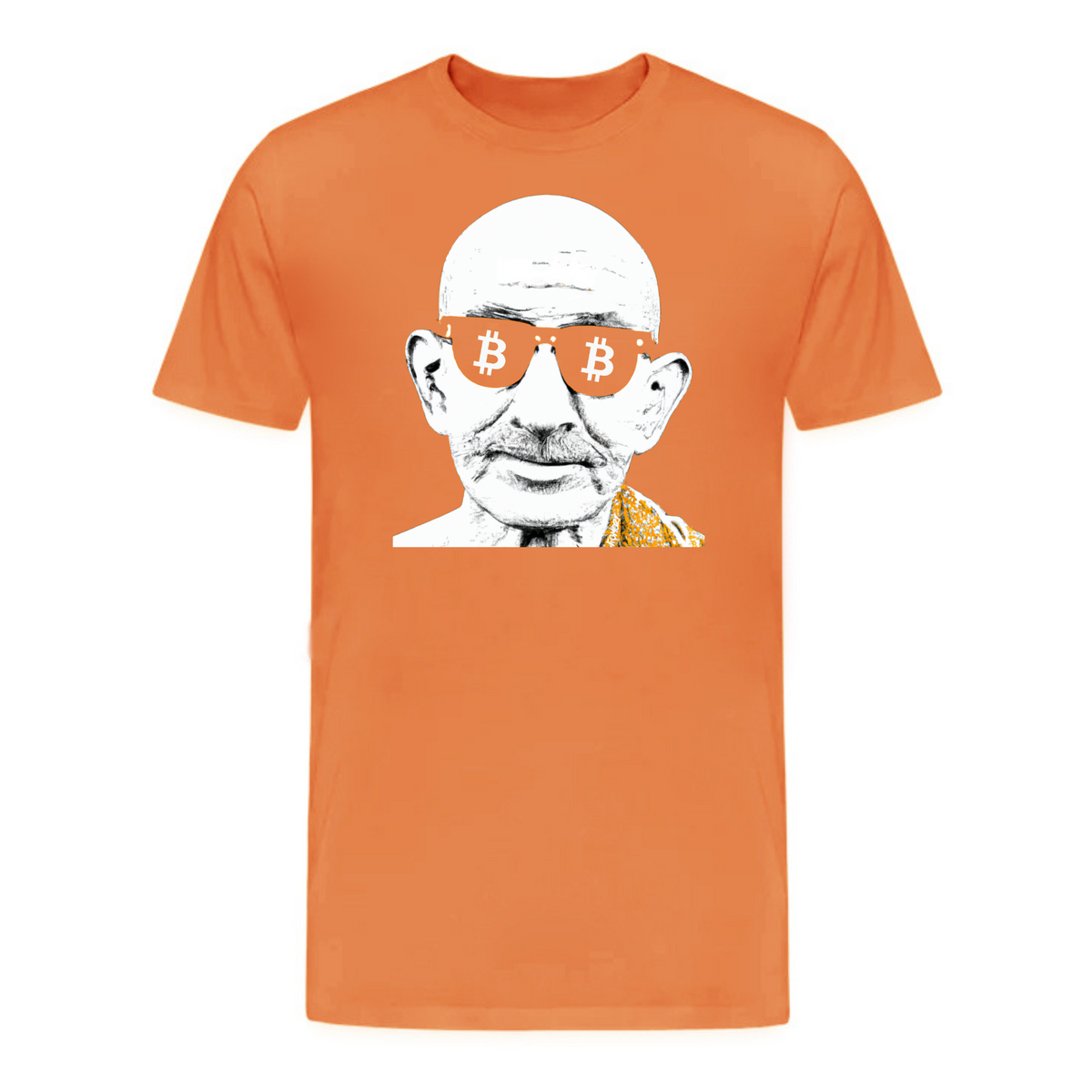 Gandhi Bitcoin T-Shirt - fomo21