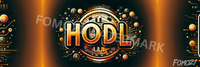 Load image into Gallery viewer, HODL Bitcoin X (Twitter) Banner - fomo21
