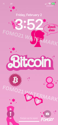 Load image into Gallery viewer, Life&#39;s Fantastic Bitcoin iPhone Wallpaper - fomo21
