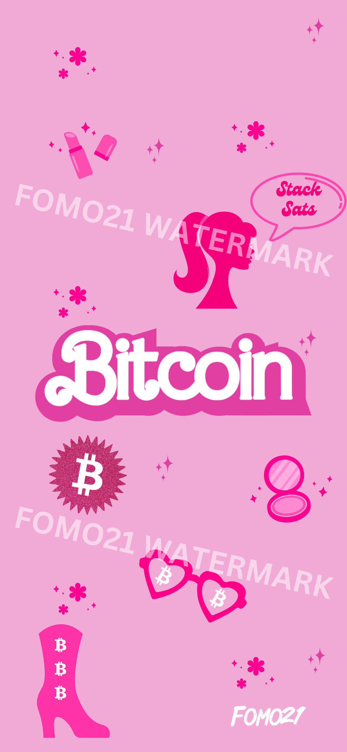 Life's Fantastic Bitcoin iPhone Wallpaper - fomo21