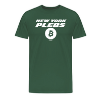 Load image into Gallery viewer, New York Plebs Bitcoin T-Shirt - fomo21
