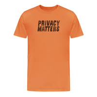 Load image into Gallery viewer, Privacy Matters Fingerprint Pattern T-Shirt - fomo21
