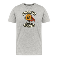 Load image into Gallery viewer, Problem Solved Bitcoin Superhero T-Shirt - fomo21
