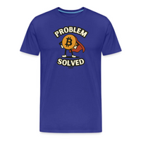 Load image into Gallery viewer, Problem Solved Bitcoin Superhero T-Shirt - fomo21
